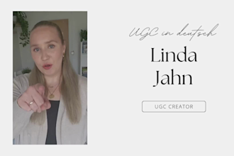 create professional authentic ugc videos in german, deutsch