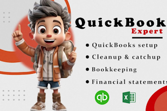 do expert accounting, construction and restaurant bookkeeping in quickbooks