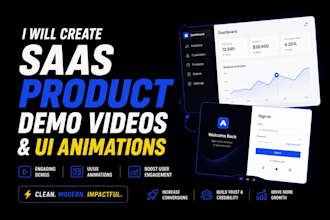 create engaging saas videos, app promos, and UI animations