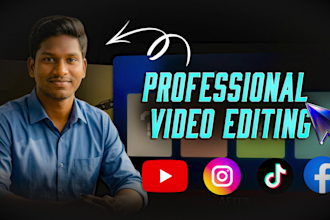 do professional social media video editing