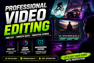 do professional video editing in low price