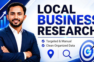 research local businesses and targeted prospects for your niche