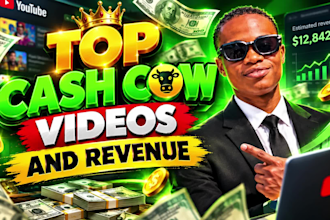 create top 10 cash cow videos for cash cow youtube revenue