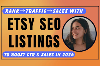 do etsy SEO to boost etsy sales and ranking
