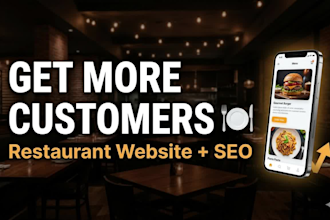 get more customers for your restaurant with a website and SEO
