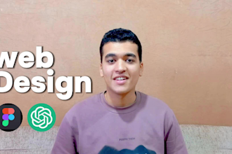 do figma website design and UI mockup