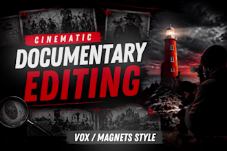 do documentary editing and faceless youtube video editing