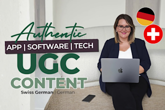 create authentic swiss german tech ugc videos for apps or software
