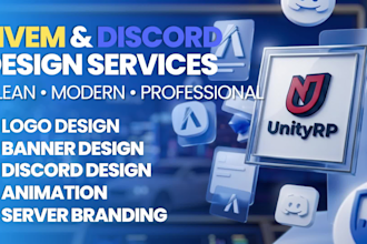 design logo and banner for fivem and discord