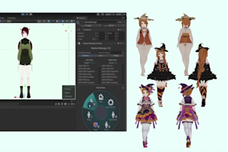 kitbash, optimize, and edit avatars, vrchat upload