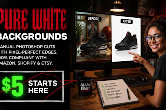 create white background product photos for ecommerce