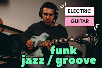 record studio quality funk jazz groove electric guitar
