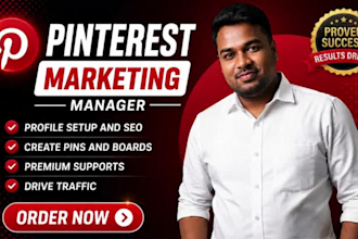 be your professional pinterest marketing manager and organic traffic growth