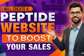 build fda compliant peptide or research peptide website with premium UI UX