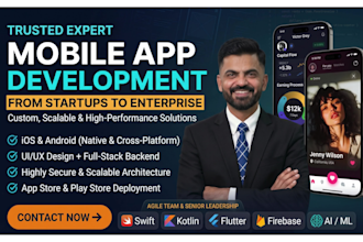 build mobile app development ios android app flutter developer ai app creation