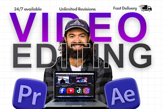 do video editing for instagram reels, youtube and tiktok