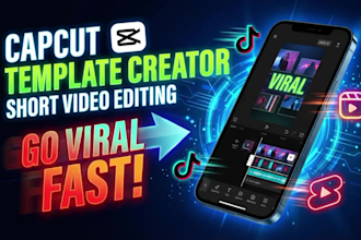 create capcut template and edit your shorts, reels using capcut
