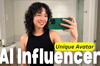 create custom talking unique ai avatar for you