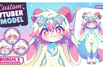create custom furry vtuber for debut streaming