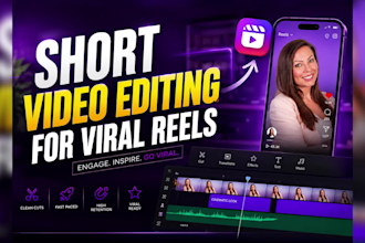 do short video editing for viral reels and shorts