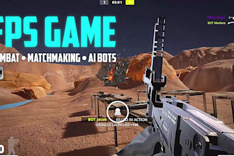 develop a fps shooter game in unity for mobile or PC