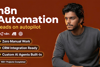 build n8n automations and ai agents for your business CRM