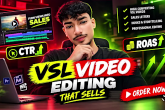 edit vsl video ads and sales letters