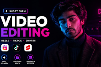 edit instagram reels,youtube shorts and tiktok