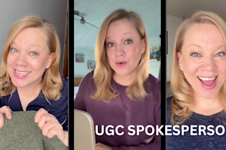 create female ugc video ads