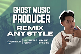 remix your song in any styles and genres