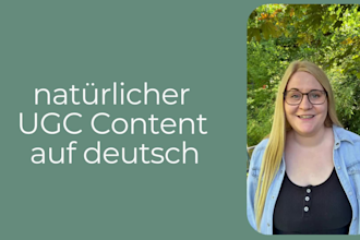 create german ugc videos for your brand