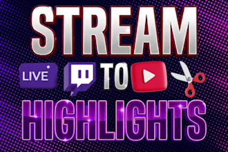 turn your twitch and kick streams into youtube highlights