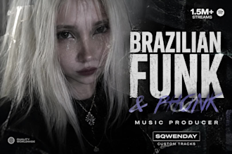 produce a custom brazilian funk or phonk track