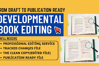fantasy book editing, development edit dark fantasy, romance manuscript