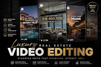 edit your real estate house tour video quickly