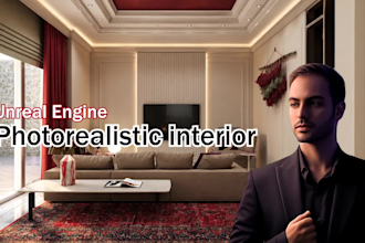 create photorealistic 3d interior rendering