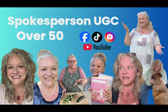 create ugc spokesperson video ads as an over 50 woman