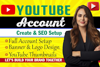 do youtube channel create and setup