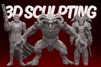 sculpt 3d sculpting for printing, modeling 3d printing