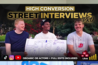be your american ugc creator street interviews for marketing