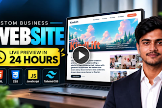 build a small business website with HTML CSS