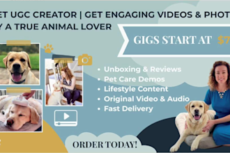 create high converting pet ugc and dog video ads for your brand