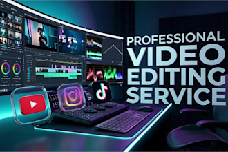 professiona video edit yotube tiktok reels instagram vilog
