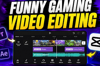professionally create fast paced, gaming video for youtube