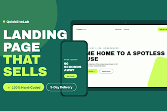 design a modern landing page that converts visitors into clients