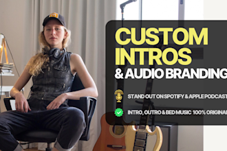 compose a custom jingle for your podcast or brand