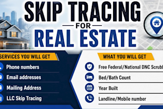 do skip tracing for real estate