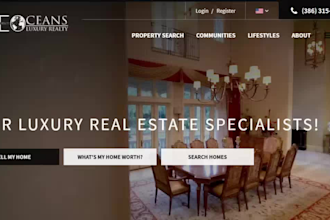 build luxury real estate website wordpress website idx website realtor website