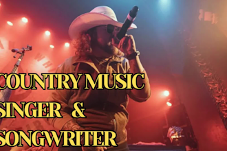 be your male country music singer, custom songwriter and music producer