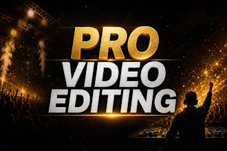 do professional event video editing, party reels, highlights and promo video